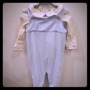 Ralph Lauren baby blue coveralls and bodysuit